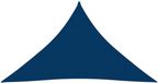 vidaXL Zonnescherm Driehoekig Blauw 3,5x3,5x4,9m Oxford Stof Waterafstotend UV-bescherming
