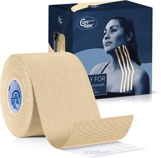 CureTape® Gentle Sensitive Kinesiotape Beige 5cm x 5m
