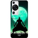 Maniacase Beschermhoes Huawei P60 Pro roronoa zoro triple épée pleine lune