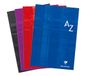 Clairefontaine 9049C Pak met 5 Alfabet notitieboek met Hardcover - A4 21x29,7 cm - 192 Pagina's Kleine Ruitjes - Wit Papier 90 g - Omslag Gecoat Karton - Willekeurige Kleuren
