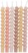 Folat Kaarsjes twister pale pastel 10 cm (12 stuks)