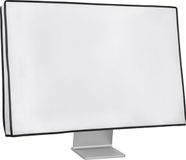 kwmobile beschermhoes monitor geschikt voor 31-32" Monitor hoes - Computerscherm cover - Computer accessoires - PC scherm stofkap in wit
