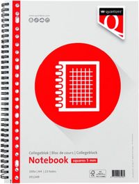 Quantore Bloc-notes A4 - Quadrillé - 5 mm - 23 trous