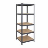 Merkloos Stellingkast - 200x80x60 cm - 875 kg - antraciet