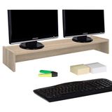 IDIMEX Monitorstandaard ZOOM 100 x 15 x 27 cm in Sonoma-eik