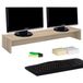 IDIMEX Monitorstandaard ZOOM 100 x 15 x 27 cm in Sonoma-eik