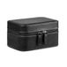 Londo Kensley Echt lederen horlogedoos - beschermend, stijlvol, elegant uurwerk verzamelaar vitrine organizer houder opslag voor heren en dames luxe horloges (zwart)