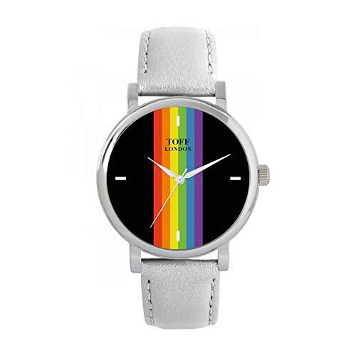 Toff London Pride Linear black batons horloge