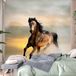 Papier peint panoramique cheval 130 cm x 122 cm