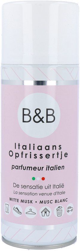 B&B Italiaans Wasparfum B&B Italiaanse Wasparfum Opfrissertje Witte Musk - 400 ml