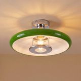 Lindby - Plafondlamp - Metaal - Groen - 1 Lichtpunt - E27