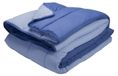 Couette 300 grammes, bicolore, 180x260 cm, toucher duvet, chaud et respirant