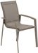 Hespéride AXANT Stapelbare tuinstoel van aluminium met houteffect Noisette