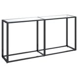 vidaXL Wandtafel 180x35x75,5 cm gehard glas transparant