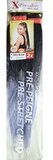 X-PRESSION Ultra Braid Pre-Stretched T1B/PERIWINKLE 150cm - Black/Light Blue Synthetic Hair Extensions