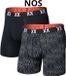 Saxx Boxershorts Homme Multi-Sport Mesh - 2-Pack - Noir / Multi - XXL