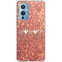 1001 coques OnePlus Siliconen hoesje - ontwerp paillettes coeur