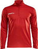 Craft Progress Halfzip LS Shirt Heren Sportshirt - Maat XL - Mannen - rood/wit