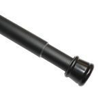 GARDINIA spanstang, metalen stang, uitschuifbaar, gordijnstang zonder boren en schroeven, Ø 23/26 mm, lengte 60-100 cm, mat zwart