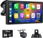 Olvy Carplay Scherm PRO - 10.26 Inch - Apple & Android - Achteruitrijcamera - Draadloos - Touchscreen - Multimedia Autoradio