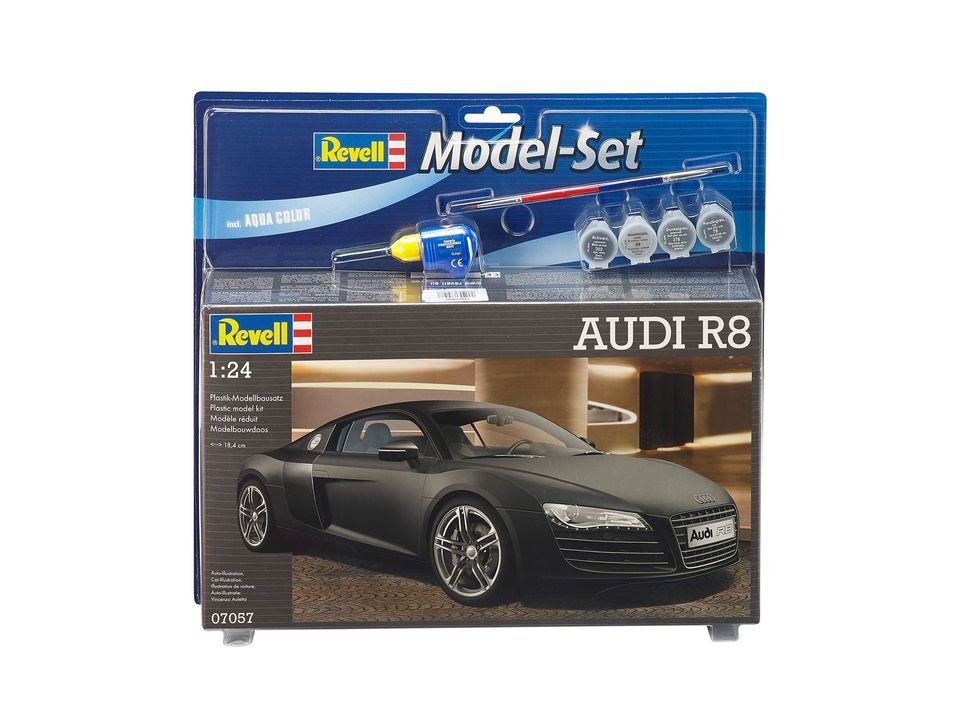 Revell Model Set Audi R8 - 67057 - Zwart - 10+ jaar