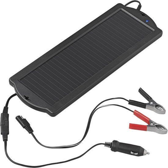 ProPlus Zonnepaneel acculader - Solar Druppellader 12V 1,5W - lader op zonne-energie