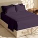 Hearth & Harbor Extra diepe omslag - geschikt voor matras van 45-61 cm diep - extra diepe zak split kingsize sets - 7-delige split kingsize - Split King, aubergine