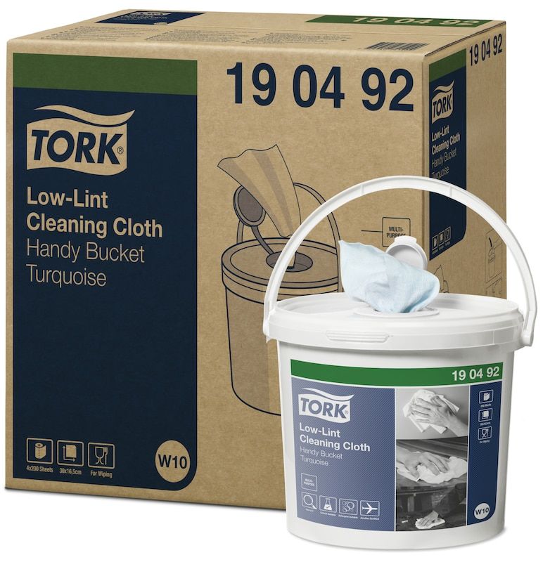 Tork 190492 Schoonmaakdoeken blauw Papier 21,10 cm