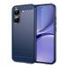 Xiaomi Coque Xiaomi Redmi Turbo 5/Poco X8 Pro en TPU Brossé - Fibre de Carbone - Bleu