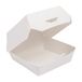 50 stuks - mini-schelpen, hamburger, 250 g/m2, 7,3 x 7,7 x 5 cm, wit, karton