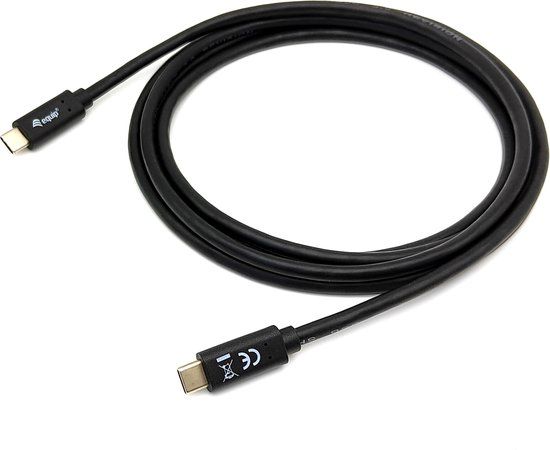 Equip Kabel USB C 2 m Zwart