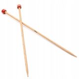 KnitPro Basix Rechts Houten Breinaalden 3,75 mm x 40 cm