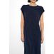 French Connection Samira Jersey Robe Midi Dr Marine