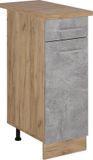 Vicco R-Line Keukenonderkast – 30 cm, WB Eik Beton