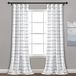 Lush Decor Ombre Stripe Garen Geverfd Katoen Venster Paneel Paar, 84" x 40", Navy