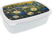 MuchoWow Broodtrommel - Wit - Lunchbox - 18x12x6 cm - BPA-vrij - Luchtdicht