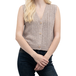 Goa Goa Cardigan tresse avec micropaillettes Montini modèle avec col en V et boutons