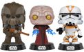 Star Wars 3 figurines – Tarfful, l'Empereur, un Clone – Édition exclusive