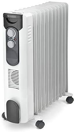 Olimpia Splendid CaldoRad 11 Oil Electric Heater - 2500W - Grey/White