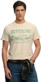 Superdry 1954 Company T-shirt Relaxed Homme S Oatmeal Beige