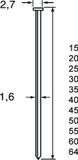 Dutack Brad SKN16 15 mm - 2500 Stuks