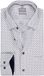 OLYMP Luxor comfort fit overhemd - dobby - wit met blauw paisley dessin - Strijkvrij - Maat 41