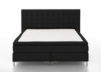 Atlantic Home Collection ANNI Boxspringbed Hardheid H3 pocketvering. 160 x 200 cm zwart