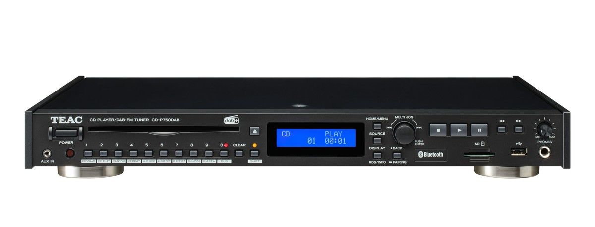 TEAC CD-P750DAB-B CD-speler - Zwart