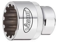Vigor Multiprofiel Dop DOP 1/2'' 22mm