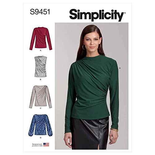 Simplicity S9451 Misses' Knit Tops Sewing Pattern