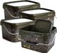 X2 Bat Tackle Seau Camouflage, 4 pièces, 5 l, camo, seau de rangement, seau alimentaire, seau d'appât, seau à bouillettes, bucket