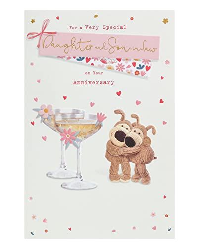 Boofle - Jubileumkaart voor dochter en schoonzoon - Schattig ontwerp met envelop