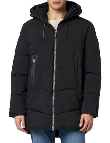 bugatti Herenparka - Zwart - Maat 48