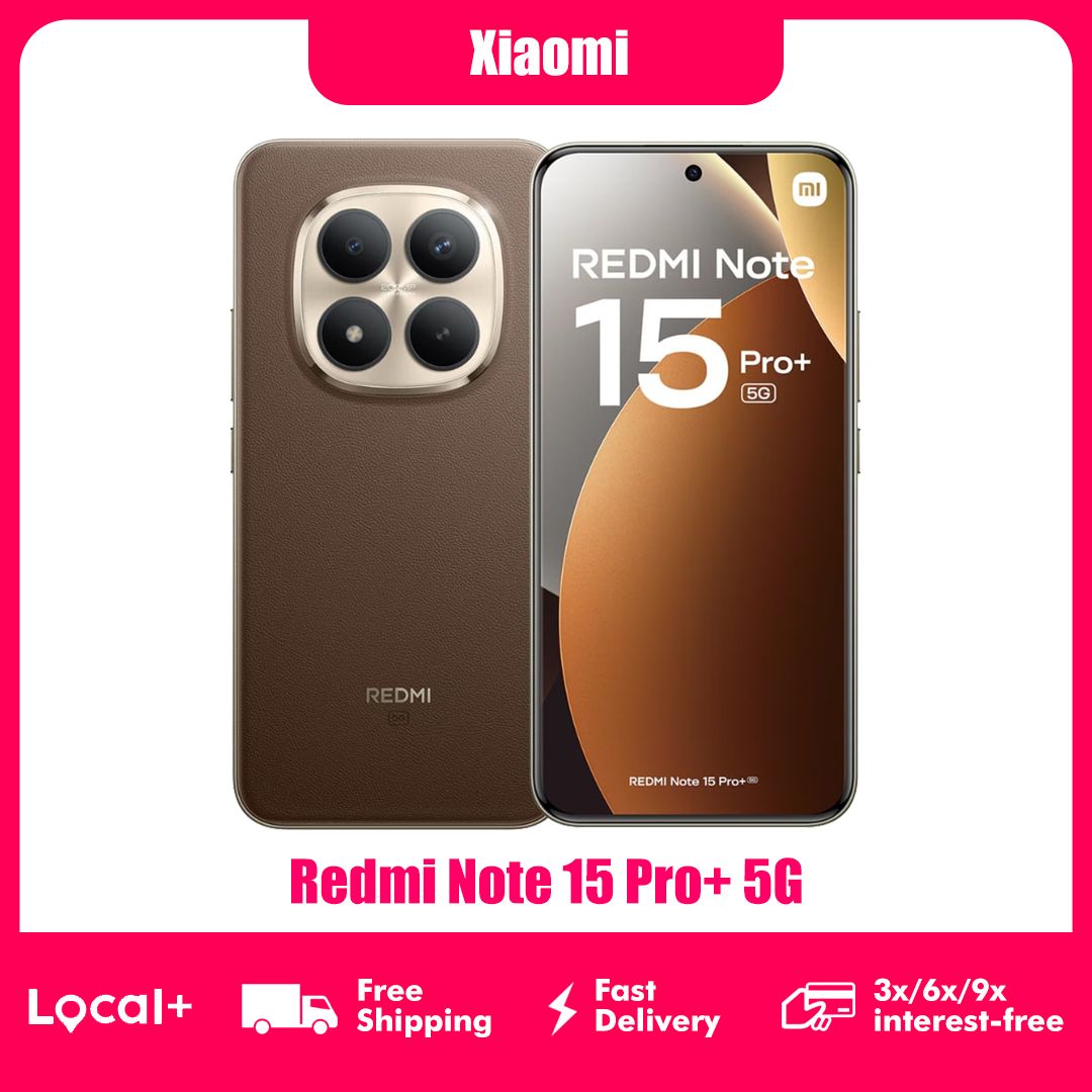 Xiaomi Redmi Note 15 Pro Plus 5G 8GB 12GB 256GB 512GB 6,83-inch NFC Snapdragon 7s Gen 4 200MP Dolby Atmos ® Camera
